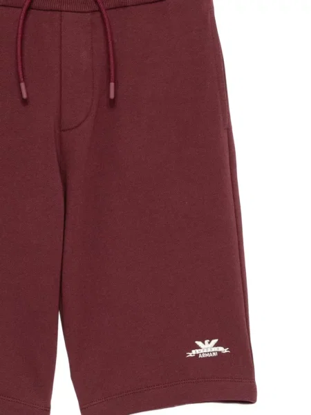 Szorty dziecięce Emporio Armani czerwone