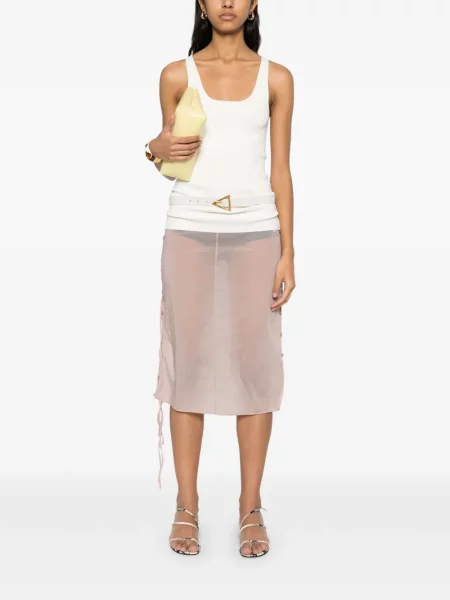 Top Toteme tricotate alb