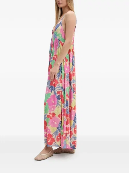 Rochie maxi Rip Curl cu model floral cu imagine cu bretele
