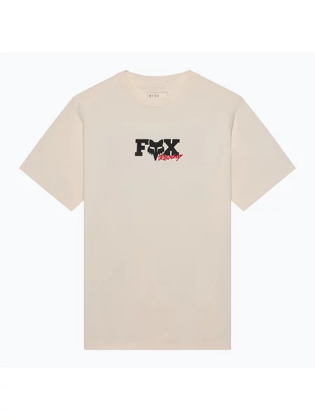 Футболка Fox Racing Checker Original off white біла
