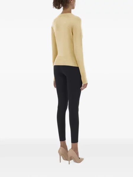 Lung pulover Wolford tricotate maro