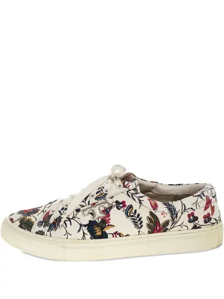 Sneakerși Tory Burch cu șireturi cu model floral din dantelă