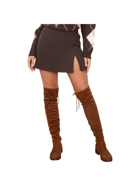 Fustă La Modeuse maro