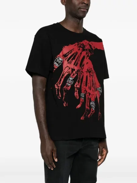 Tricou Thug Club cu imagine negru