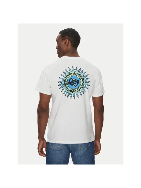 T-Shirt Quiksilver λευκό