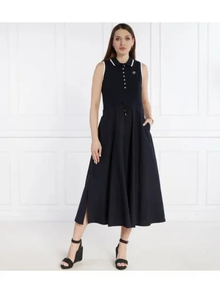 Tommy Hilfiger Rochie SMD TIP LYCLL MIDI POLO DRS NS