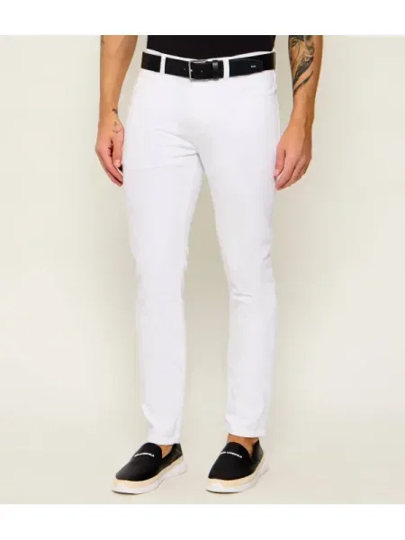 HUGO Blugi Hugo | Extra slim fit alb