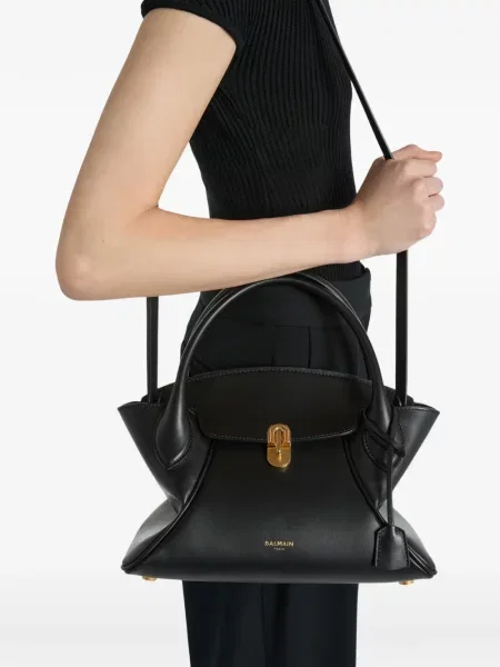Geantă Balmain din piele negru