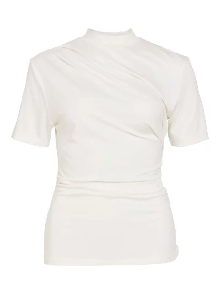 VILA Tricou VIPINNA' alb