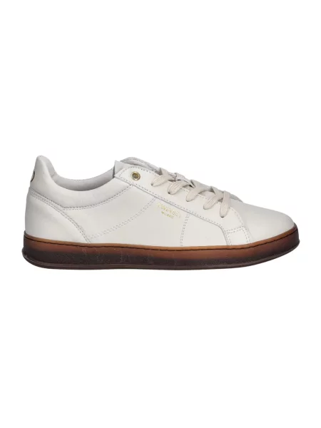 Sneakersy Twinset skórzane beżowe