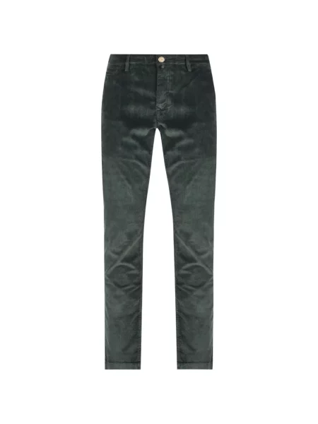 Pantaloni Jacob Cohën de catifea cord verde