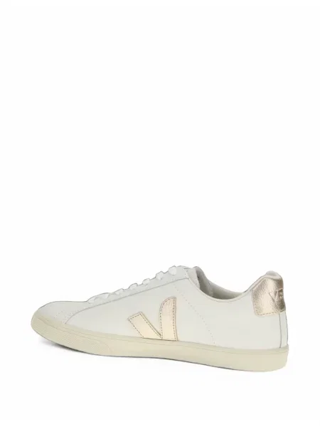 Sneakerși Veja Esplar din piele alb