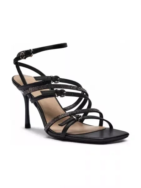 Pinko De piele sandale cu subțire LISA 01 negru
