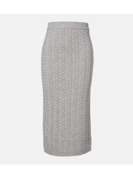 Fustă tip creion 's Max Mara de lână gri