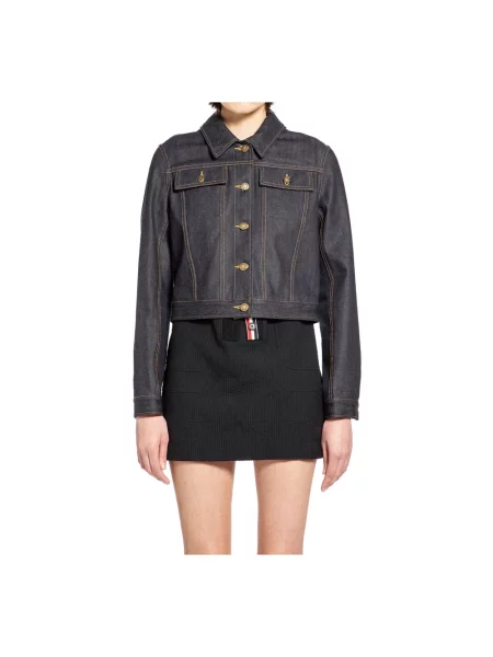 Kurtka jeansowa Thom Browne niebieska