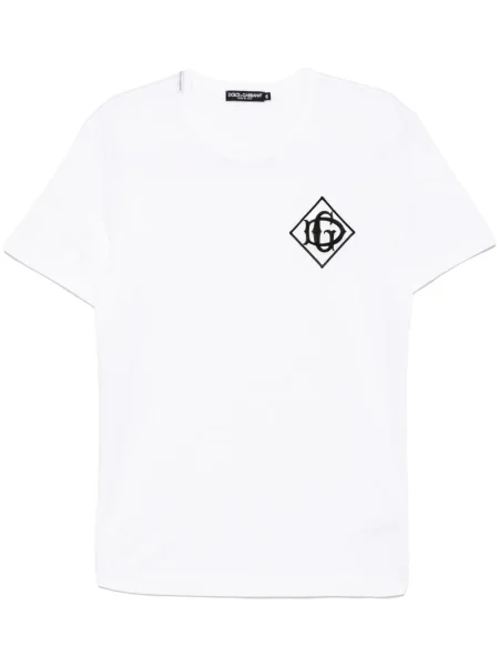 Tricou Dolce & Gabbana cu autograf alb
