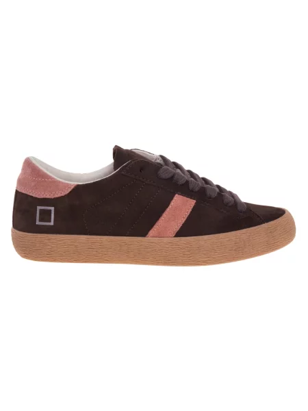 Sneakersy D.a.t.e. zamszowe brązowe