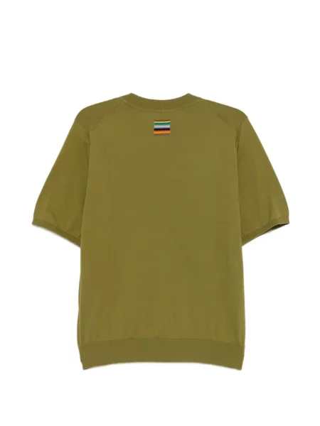 Tricou Paul Smith cu decolteu rotund verde