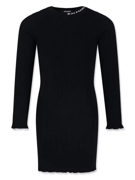 Sukienka dziecięca Balmain czarna