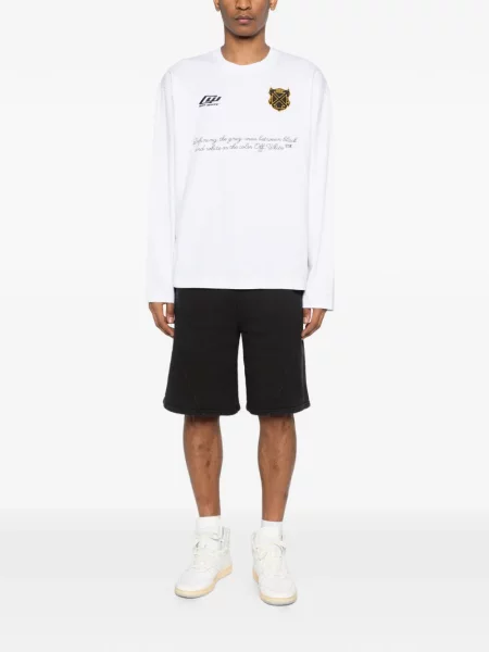 Grafic tricou Off-white cu autograf alb