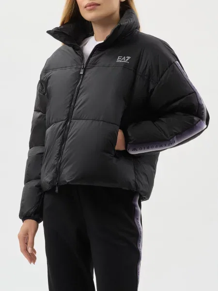 Куртка Ea7 Emporio Armani чорна
