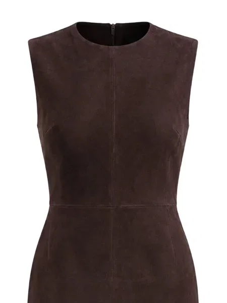 Rochie Stouls fără mâneci maro