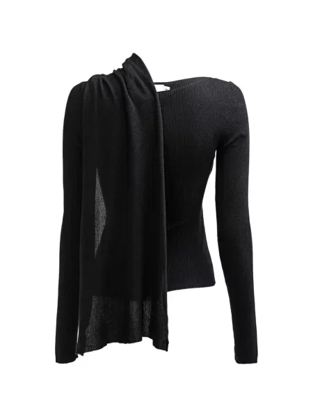 Top Aya Muse tricotate negru