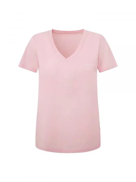 Pepe Jeans Tricou LORETTE roz alb