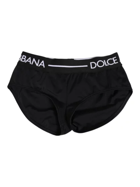 Szorty Dolce And Gabbana z logo czarne