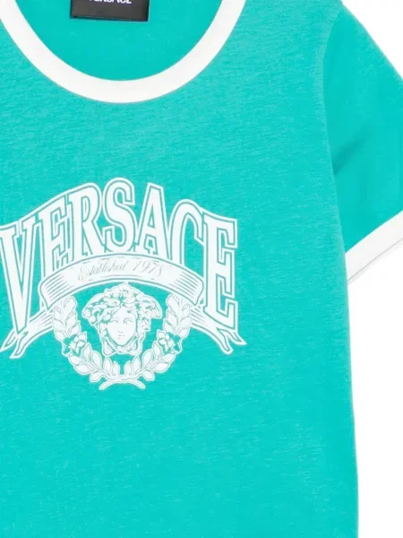 Koszulka dziecięca Versace zielona