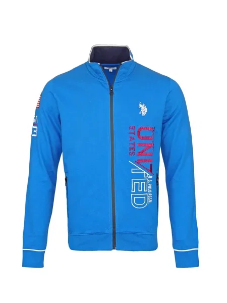 U.S. POLO ASSN. Jopa na kraljevo modra / svetlo modra / rdeča bela