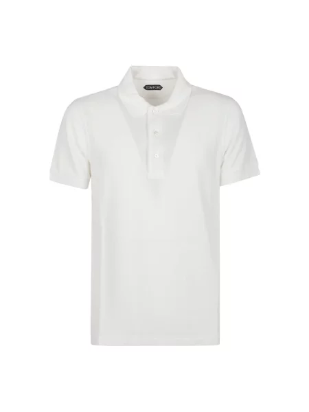 Koszulka polo Tom Ford biała