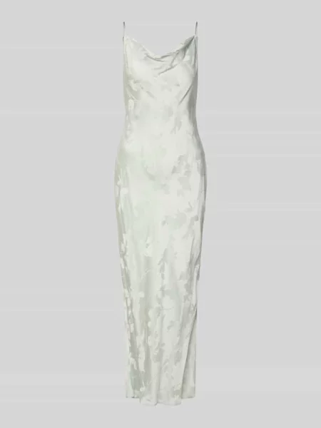 Sukienka Calvin Klein Viscose Jacquard Maxi Slip Dress Green L zielona