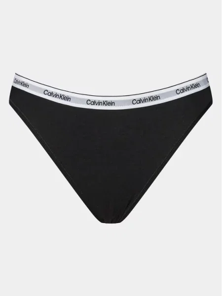 Calvin Klein Underwear Moteriškos kelnaitės juoda balta