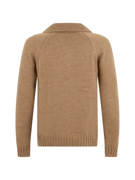 Gulerat pulover Slowear maro