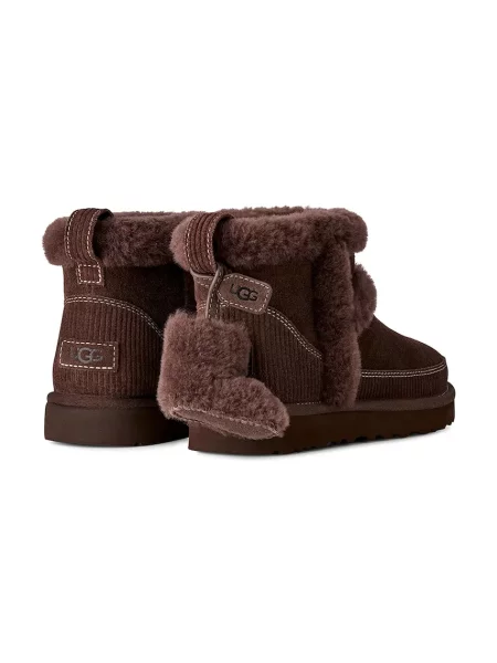 UGG W Classic Mini Heritage śniegowce zamszowe brązowe