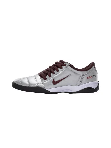 Nike Sportswear Nízke tenisky burgundská / strieborná