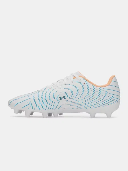 Fotbal botine Under Armour alb