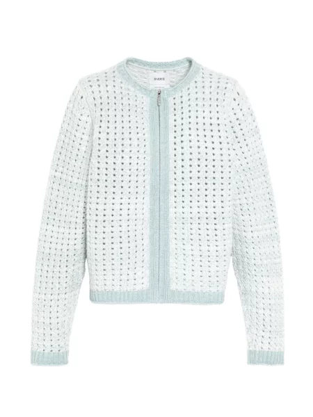 Cardigan Barrie tricotate albastru