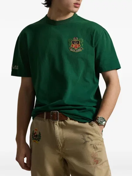 Μικρός κάλτσες Polo Ralph Lauren με κέντημα από ζέρσεϋ μπλε