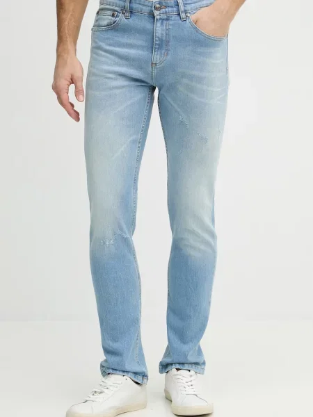 Just Cavalli blugi slim fit pentru bărbați albastru