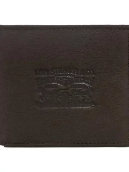 LEVI'S ® Peněženka tmavě hnědá