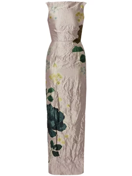 Rochie Erdem fără mâneci roz