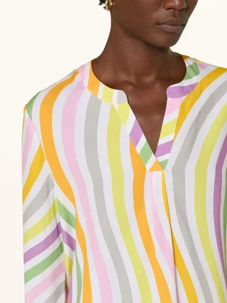 Herzen's Angelegenheit Bluzka Z Jedwabiu rosa biała