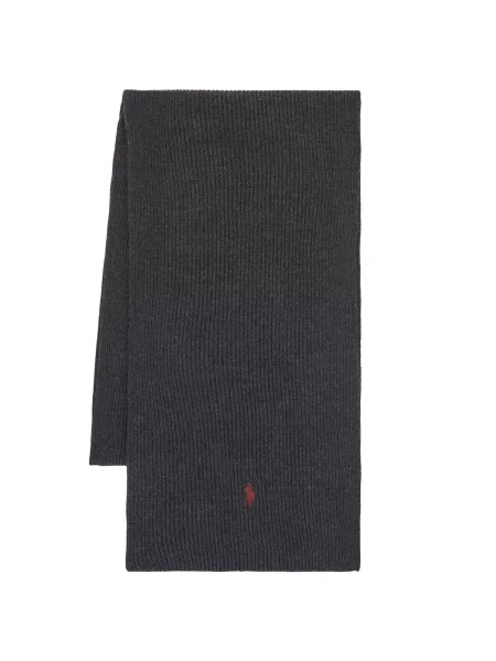 Šál Polo Ralph Lauren sivá
