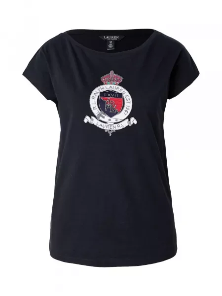 Lauren Ralph Lauren Tricou GRIETA bleumarin / roșu / negru alb