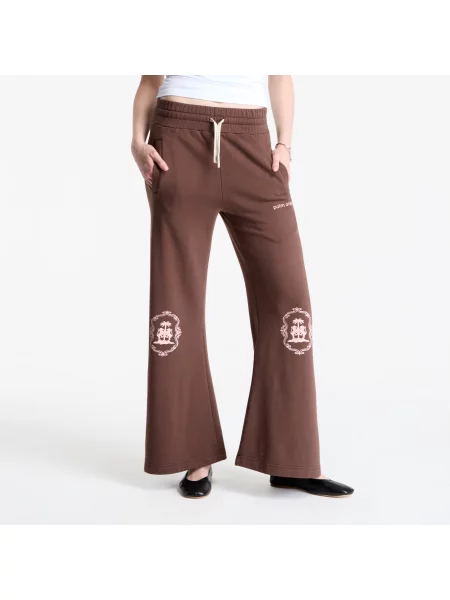 Pantaloni de trening Palm Angels Lions Herald Sweatpants Brown/ Rose Pink L roz