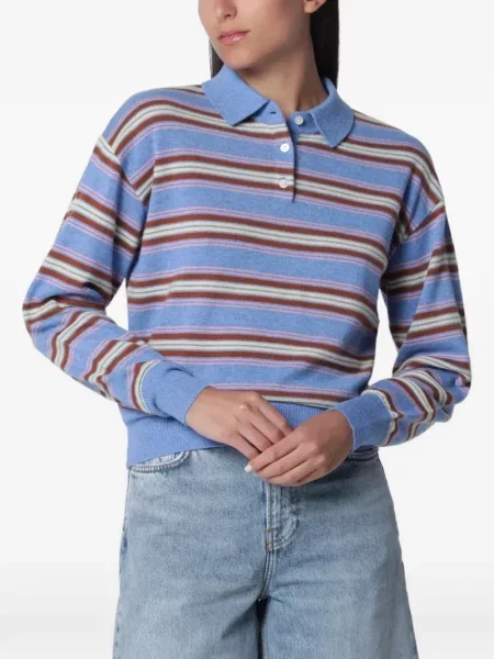 Tricou polo Guest In Residence albastru