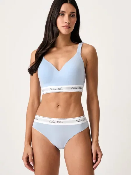 Calvin Klein Underwear trojuholníková podprsenka modrá