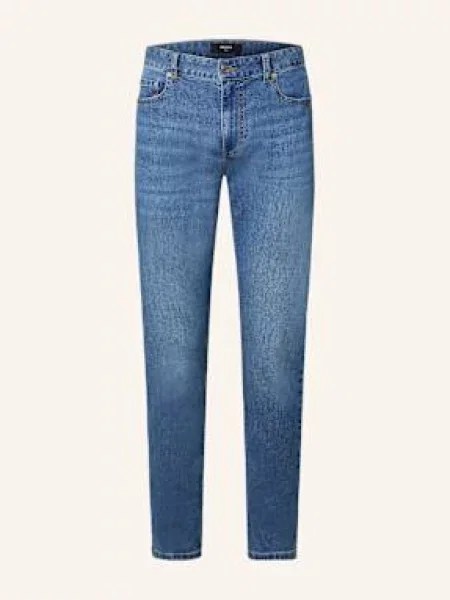 Reiss Džíny Tapered Slim Fit 31 mid blue wash modré